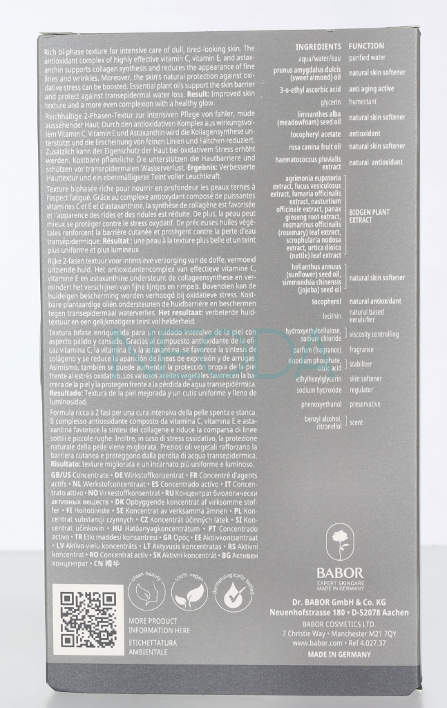 Babor Bi-Phase Glow Ampoule - Siero Concentrato Illuminante - Image 1