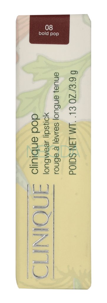 Clinique Pop Longwear Matte Lipstick #08 Bold Pop - Image 1