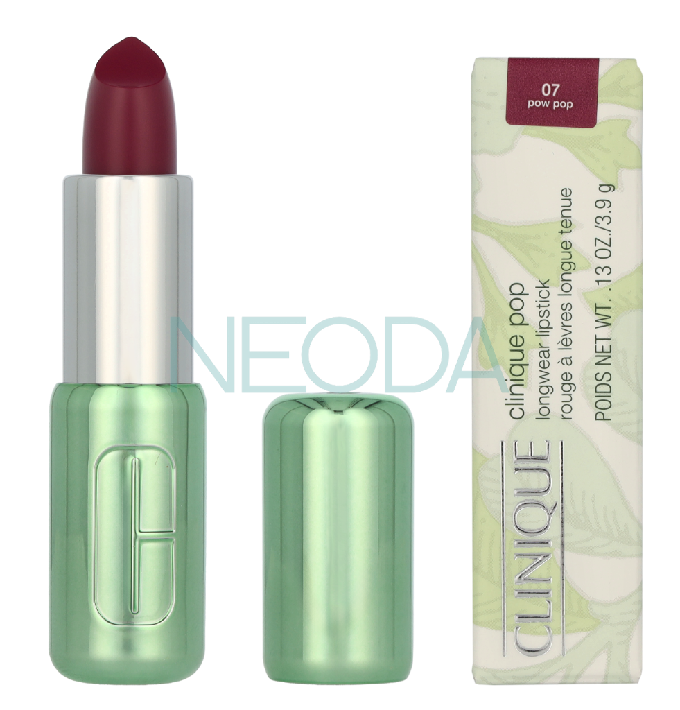 Clinique Pop Longwear Matte Lipstick #07 Pow Pop - Image 3