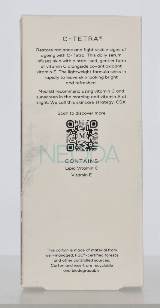 Medik8 C-Tetra Serum - Siero Illuminante con Vitamina C 30ml - Image 2