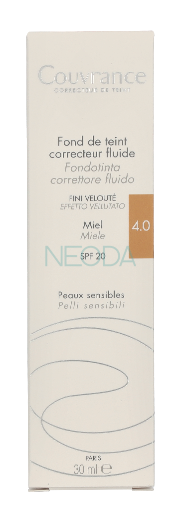 Avène Couvrance Fondotinta Fluido Correttore SPF20 Honey 30ml - Image 1