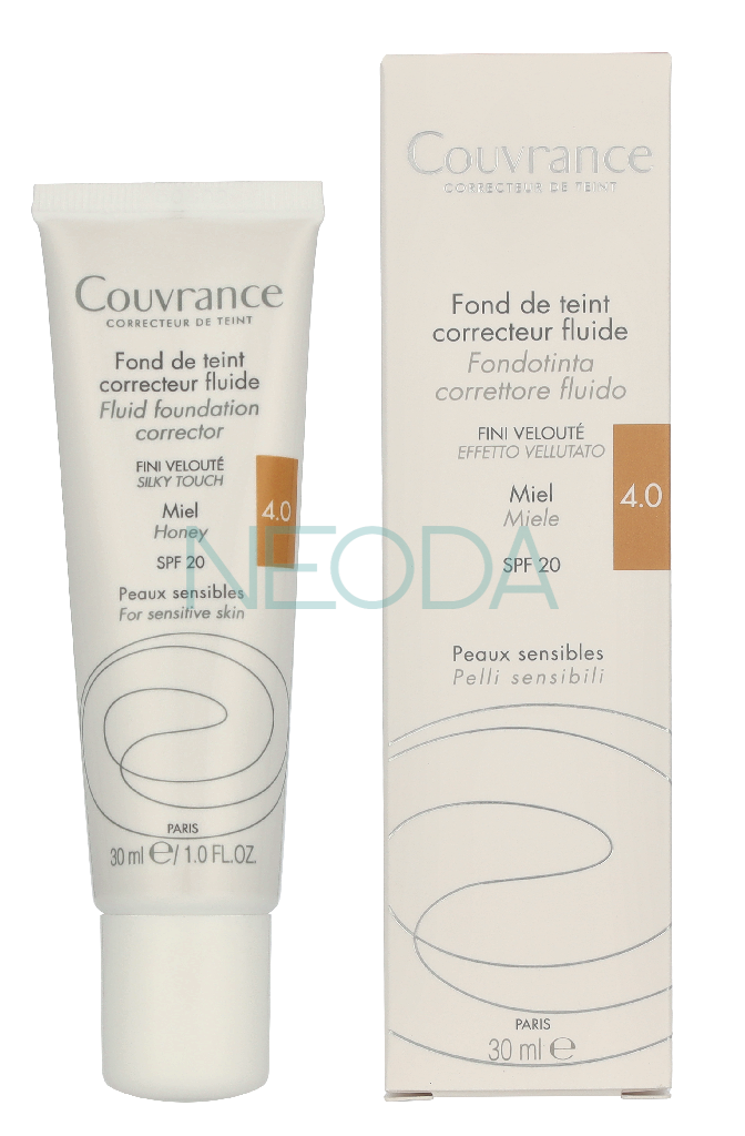 Avène Couvrance Fondotinta Fluido Correttore SPF20 Honey 30ml - Image 2