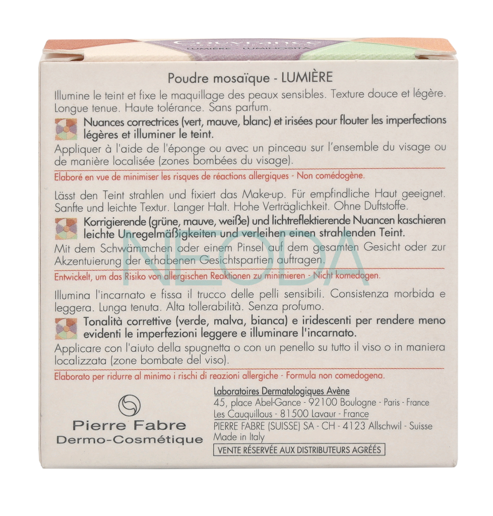 Avène Couvrance Cipria Illuminante Mosaico - 10g - Image 3