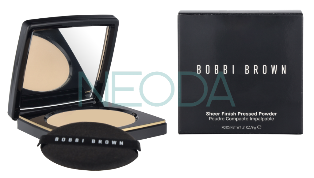 Bobbi Brown Sheer Finish Pressed Powder Pale Yellow - 9g - Image 3