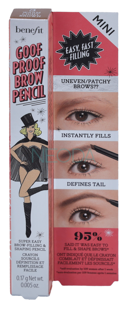 Benefit Goof Proof Mini - Matita Sopracciglia #03 Warm Light Brown - Image 1