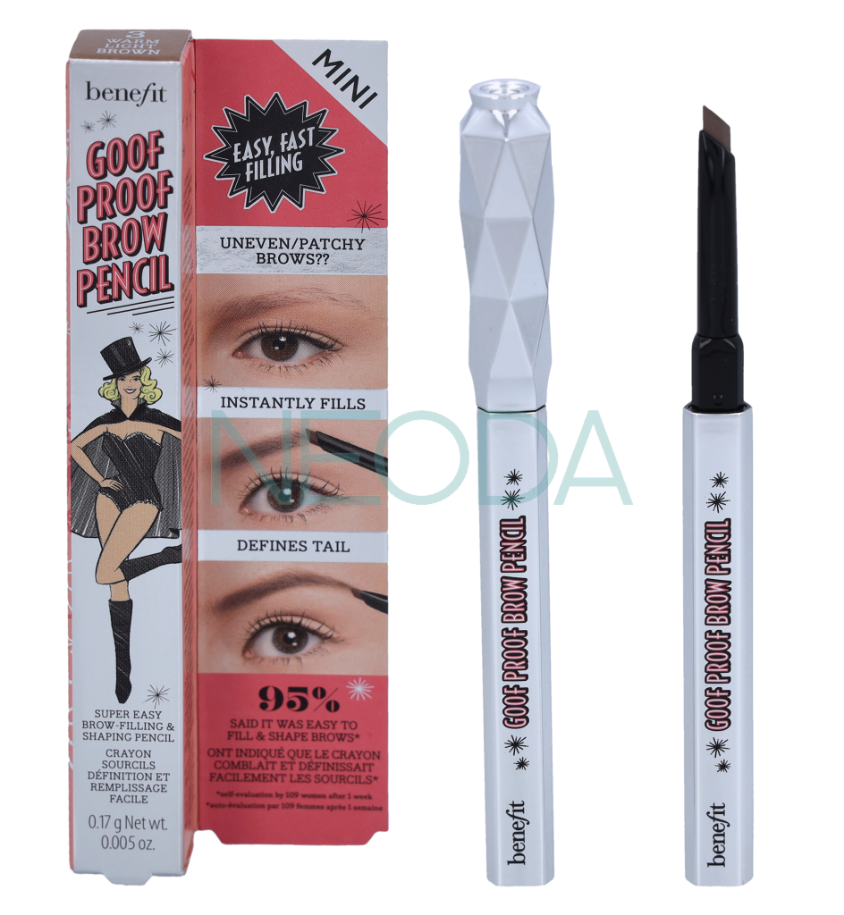 Benefit Goof Proof Mini - Matita Sopracciglia #03 Warm Light Brown - Image 3