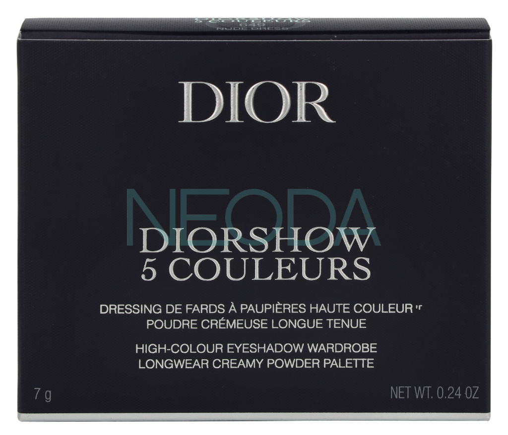 Dior 5 Couleurs Couture Eyeshadow Palette #649 Nude Dress - Image 1