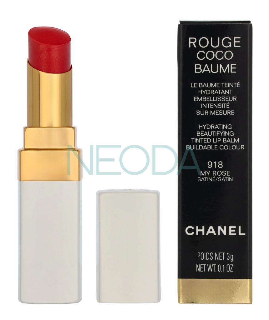 Chanel Rouge Coco Tinted Lip Balm #918 My Rose - Image 3