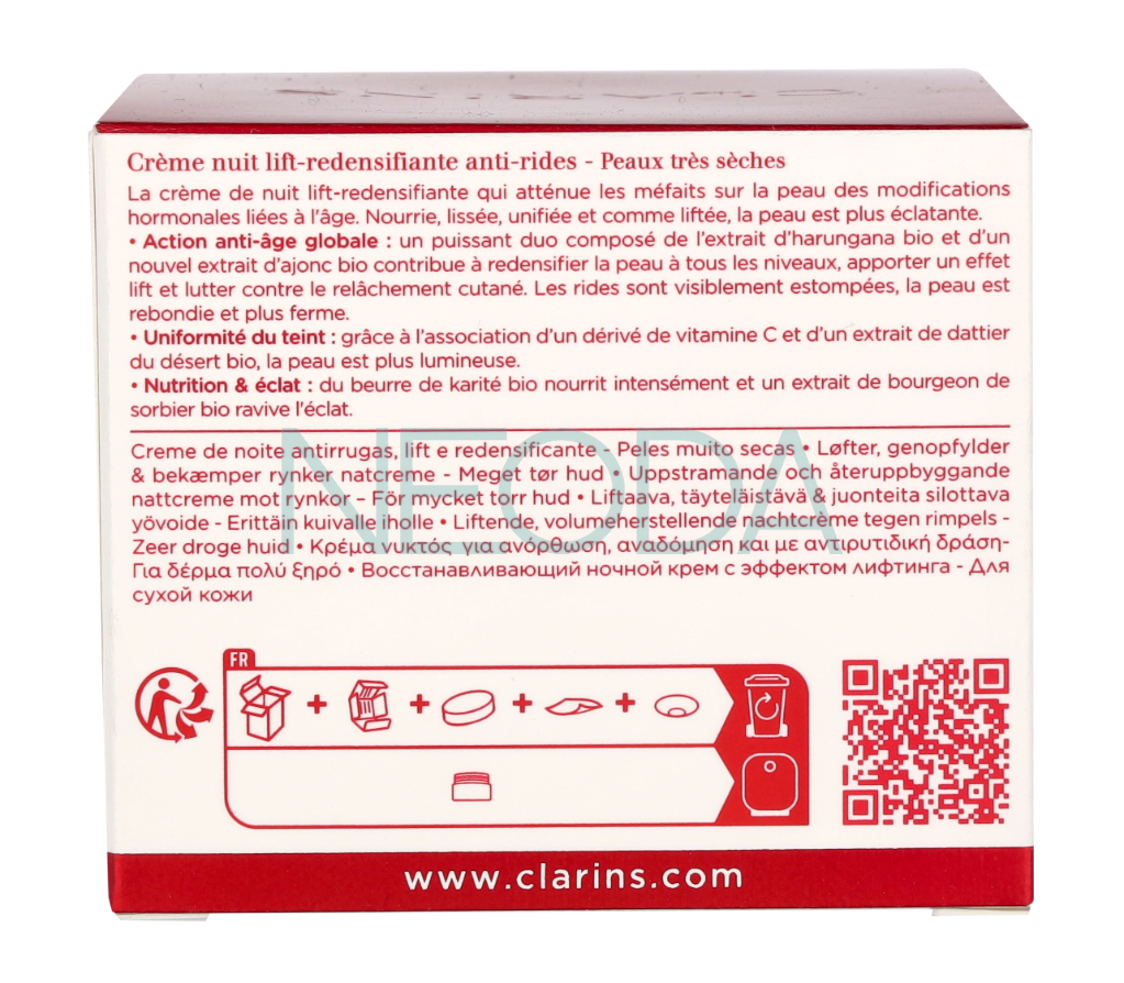 Clarins Super Restorative Night Cream - Pelle Molto Secca 50ml - Image 2
