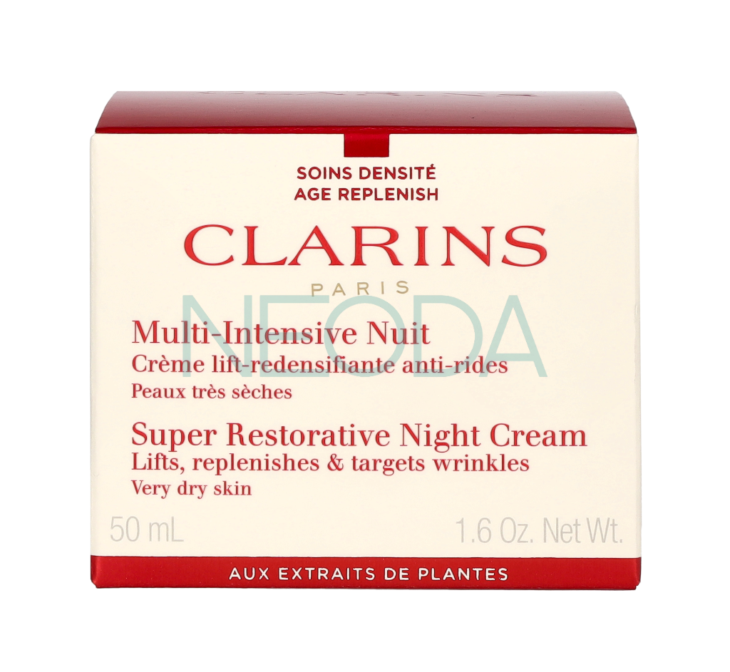 Clarins Super Restorative Night Cream - Pelle Molto Secca 50ml - Image 1