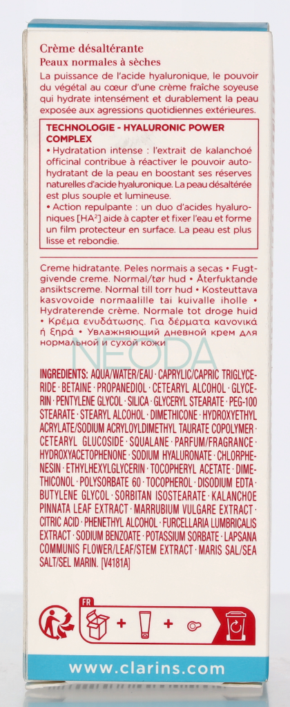 Clarins Hydra-Essentiel Silky Cream - Crema Viso Idratante 30ml - Image 2