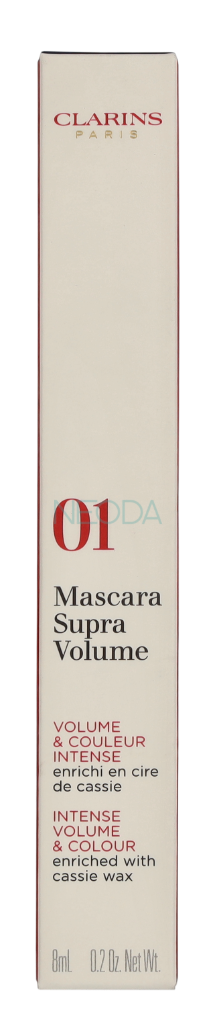 Clarins Supra Volume Mascara #01 Intense Black - 8ml - Image 1