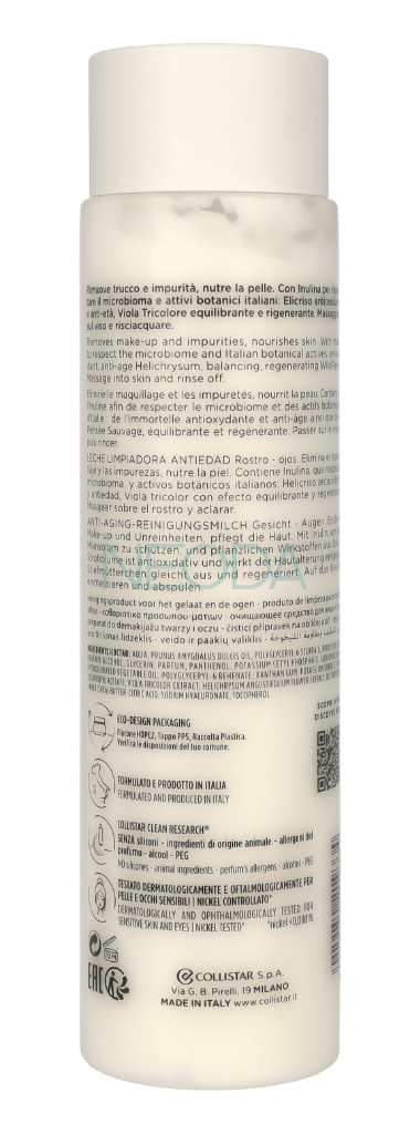 Collistar Anti-Age Cleansing Milk - Latte Detergente Anti-Età - Image 2