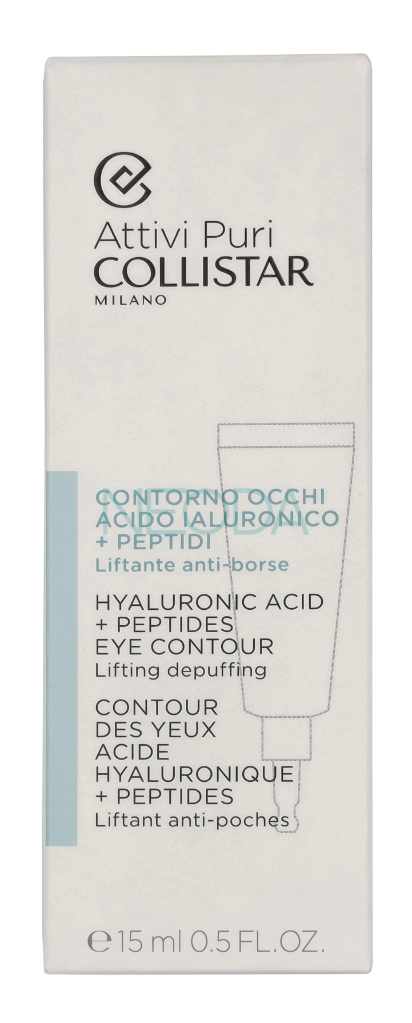 Collistar Hyaluronic Acid + Peptides Contorno Occhi 15ml - Image 1