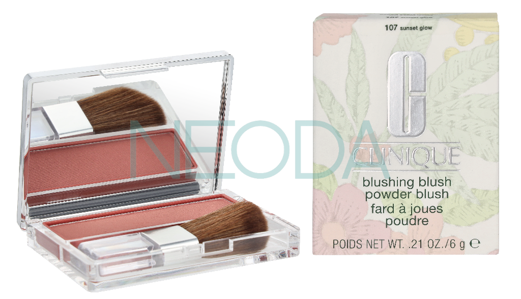 Clinique Blushing Blush Powder Blush #107 Sunset Glow - Image 3