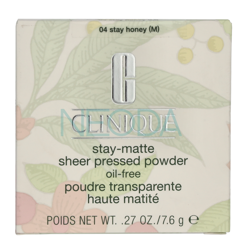 Clinique Stay-Matte Sheer Pressed Powder #04 Stay Honey - Image 2