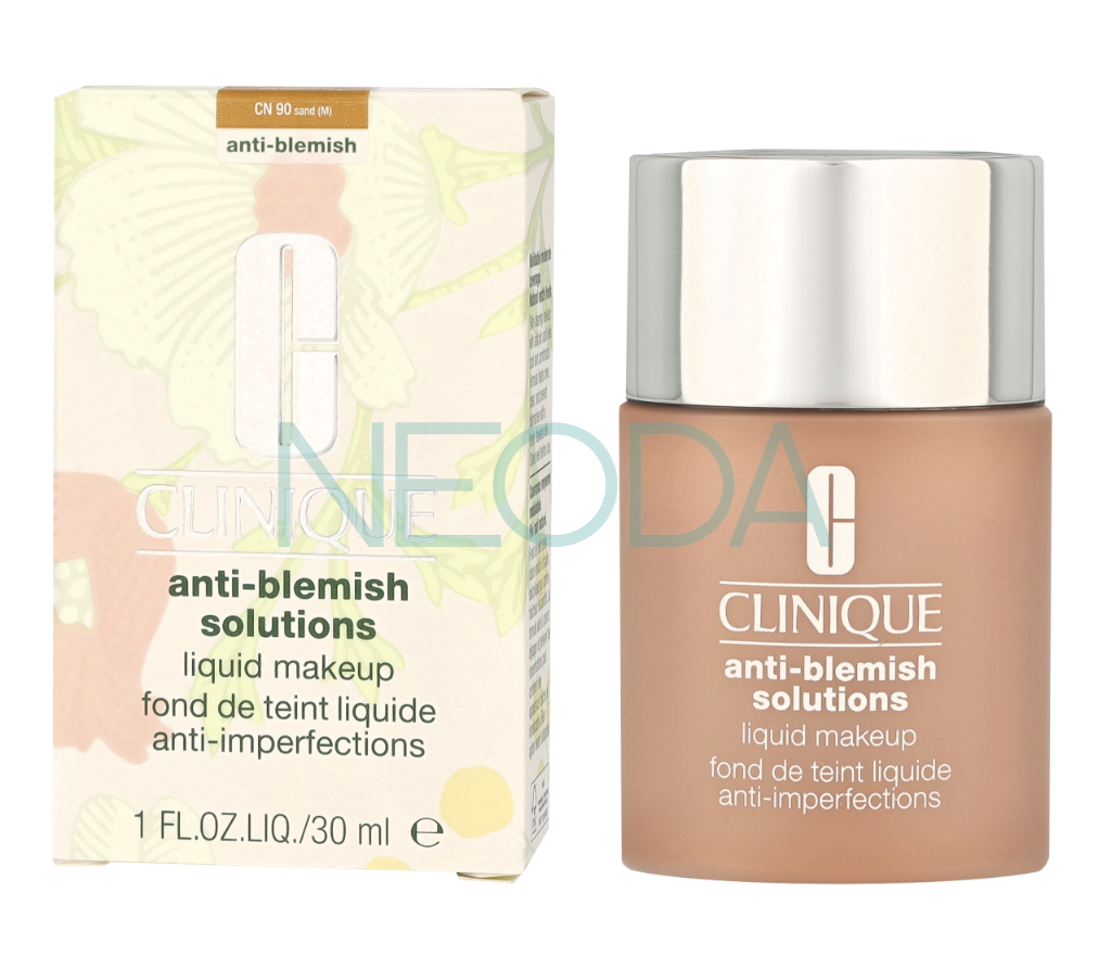 Clinique Anti-Blemish Solutions Liquid Make-Up CN90 Sand 30ml - Image 1