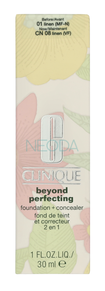 Clinique Beyond Perfecting Foundation + Concealer 01 Linen 30ml - Image 3