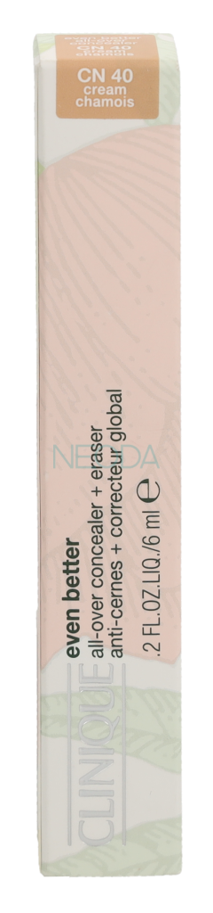 Clinique Even Better All Over Concealer + Eraser CN40 - Image 1