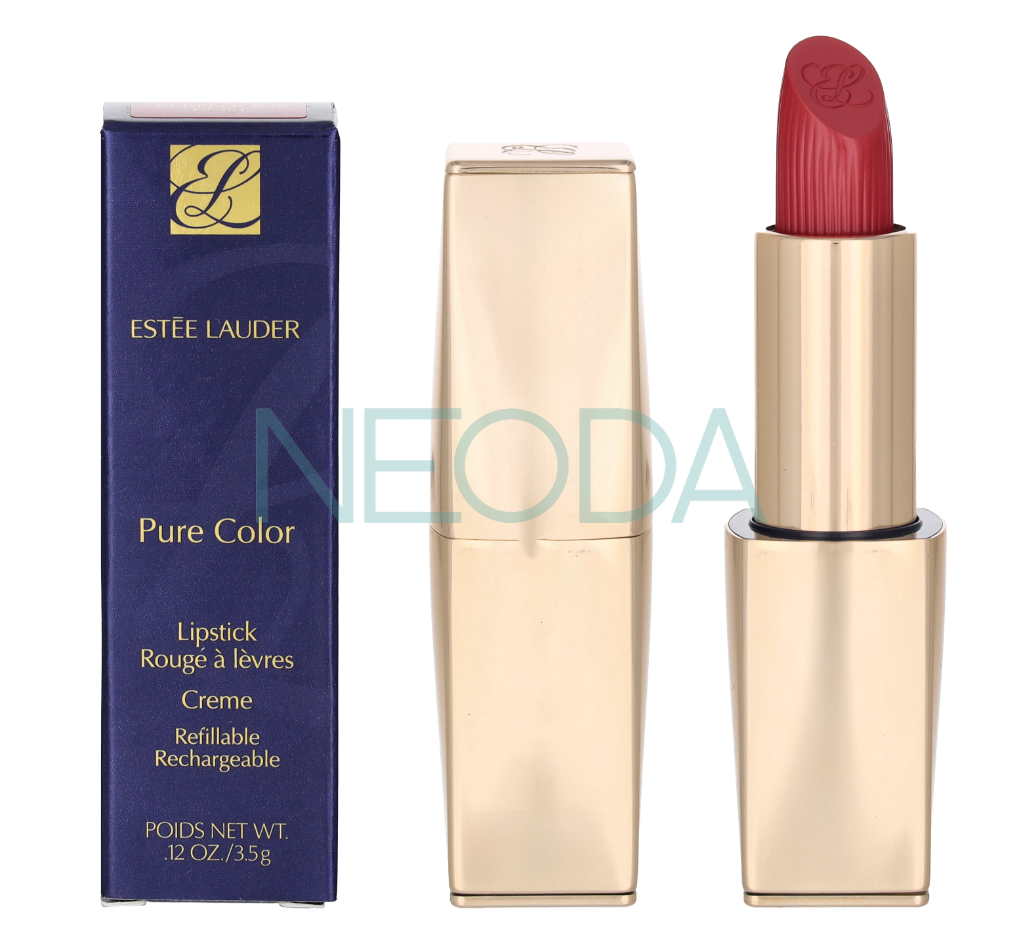 Estee Lauder Pure Color Creme Lipstick #420 Rebellious Rose - Image 3