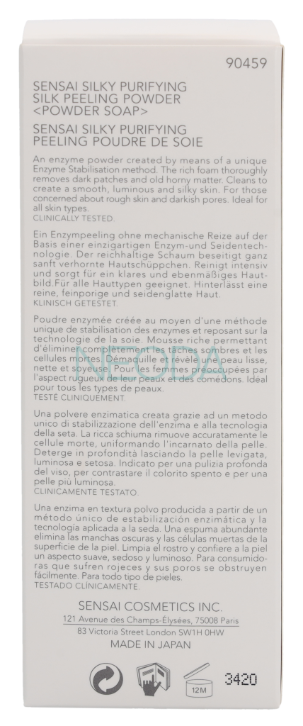 Sensai Silk Peeling Powder - Esfoliante Viso Delicato - Image 2