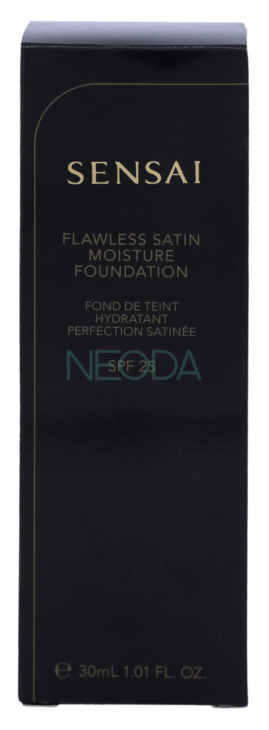 Sensai Flawless Satin Foundation SPF25 FS202 Ochre Beige 30ml - Image 1