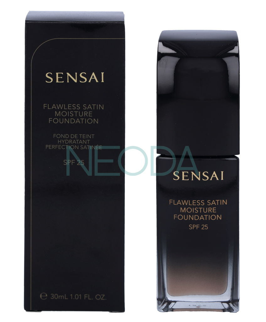 Sensai Flawless Satin Foundation SPF25 FS202 Ochre Beige 30ml - Image 2