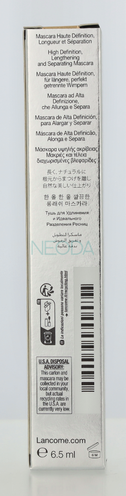 Lancôme Définicils High Definition Mascara Noir Infini 6.5ml - Image 2