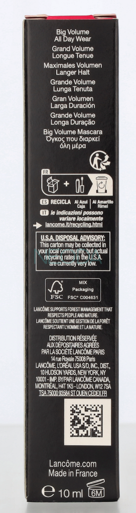 Lancôme Monsieur Big Mascara #01 Big is the New Black 10ml - Image 2