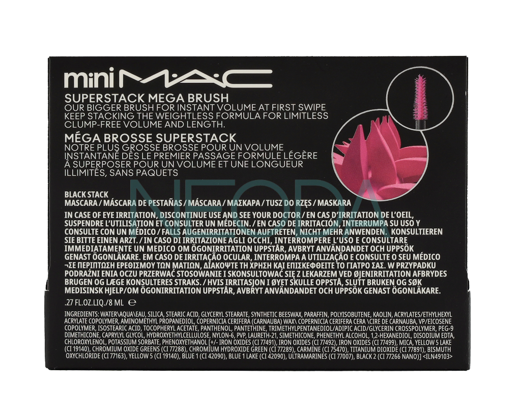 MAC Stack Micro Mascara - Volume e Definizione - Image 2
