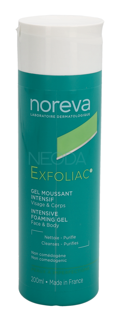 Noreva Exfoliac Gel Detergente Schiumogeno Intensivo 200ml – Neoda
