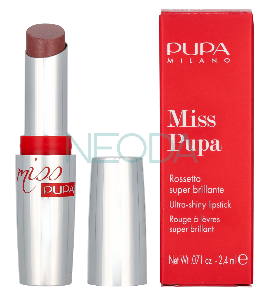 Pupa Miss Pupa Lipstick #110 Nude Vibes - Rossetto Effetto Nude - Image 3