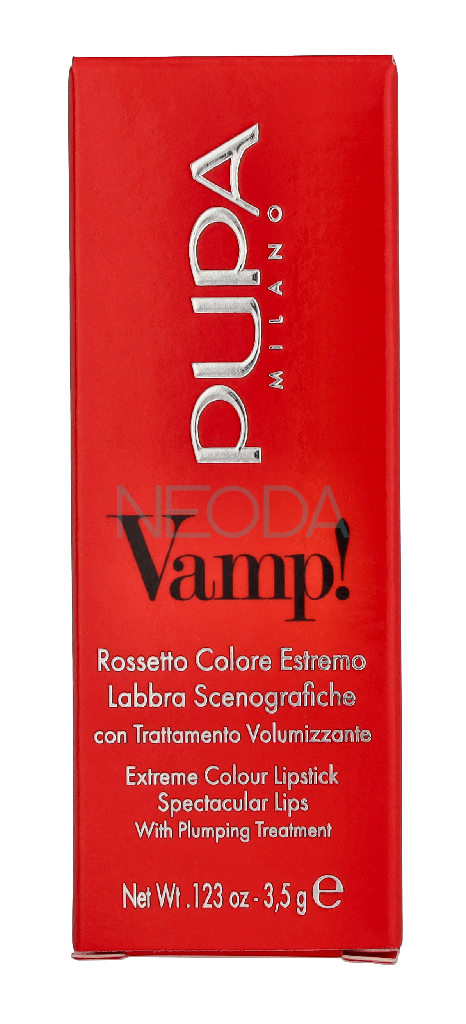 Pupa Vamp! Extreme Colour Lipstick #305 True Orange - Image 1