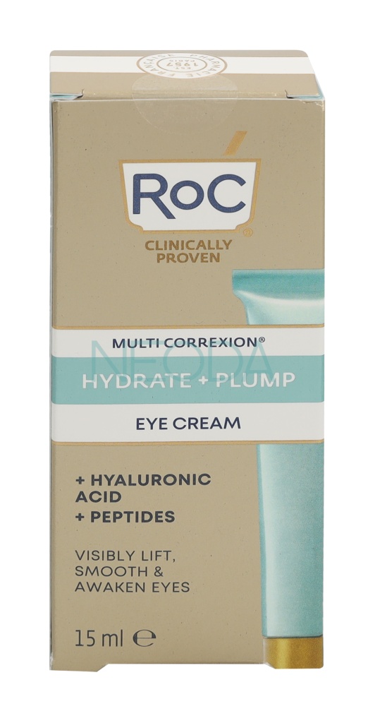 RoC Multi Correxion Hydrate & Plump Eye Gel Cream 15ml - Image 2