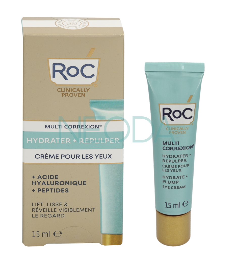 RoC Multi Correxion Hydrate & Plump Eye Gel Cream 15ml - Image 3