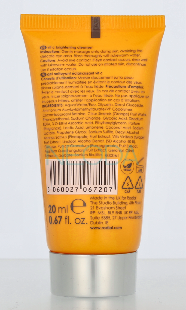 Rodial Vit C Brightening Cleanser Deluxe - Detergente Illuminante - Image 2