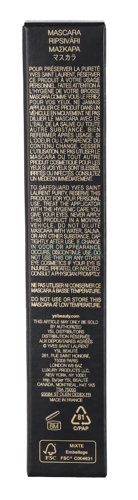 YSL Lash Clash Mascara Waterproof Black - Image 2