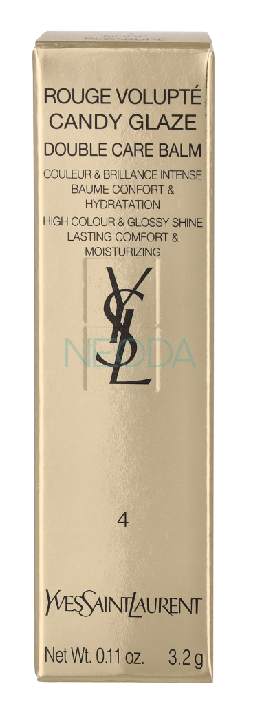 YSL Loveshine Candy Glaze Lipstick #04 Nude Pleasure - Image 1