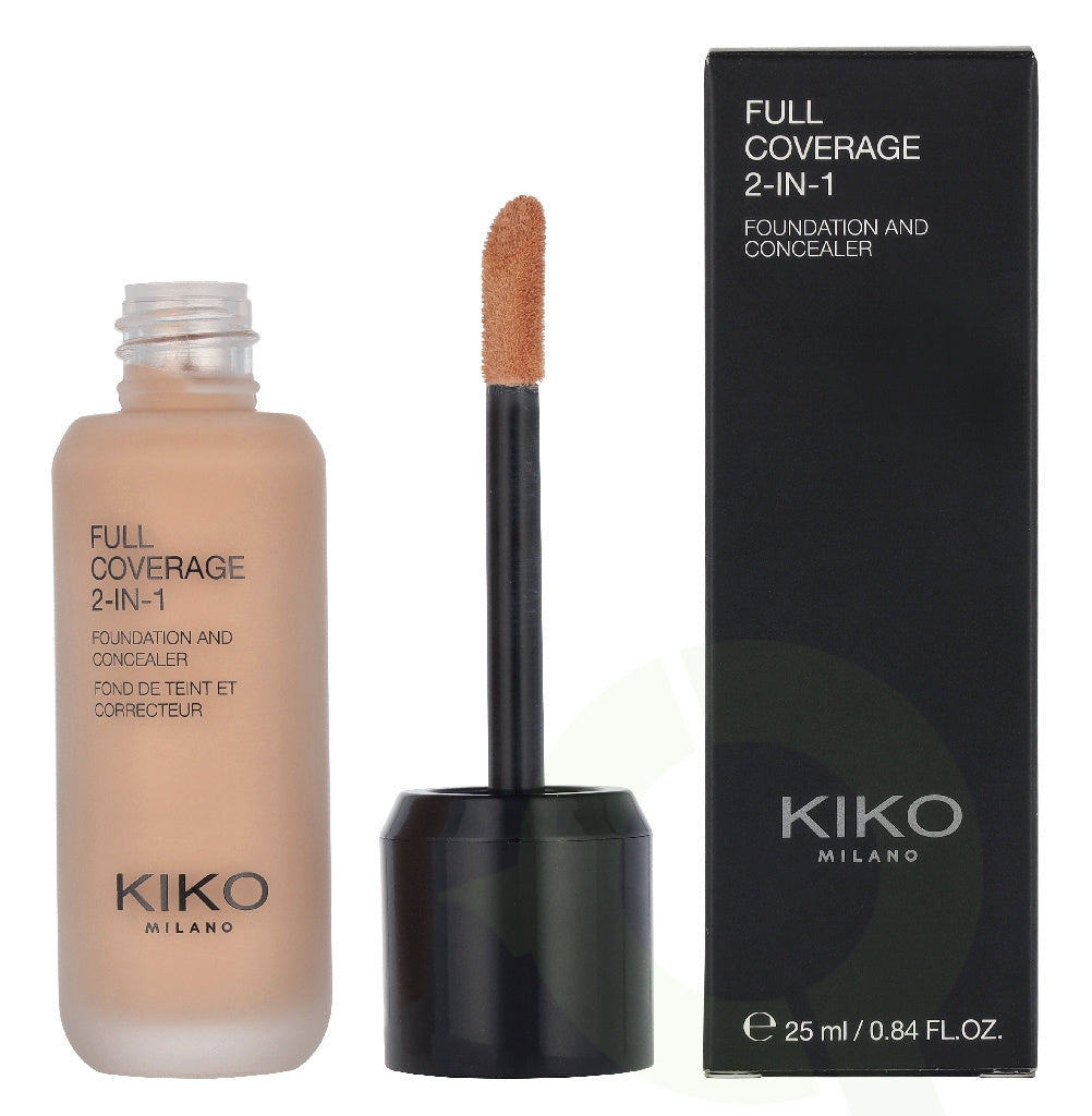 Kiko Milano Full Coverage 2 In 1 Foundation & Concealer 25ml - Image 3