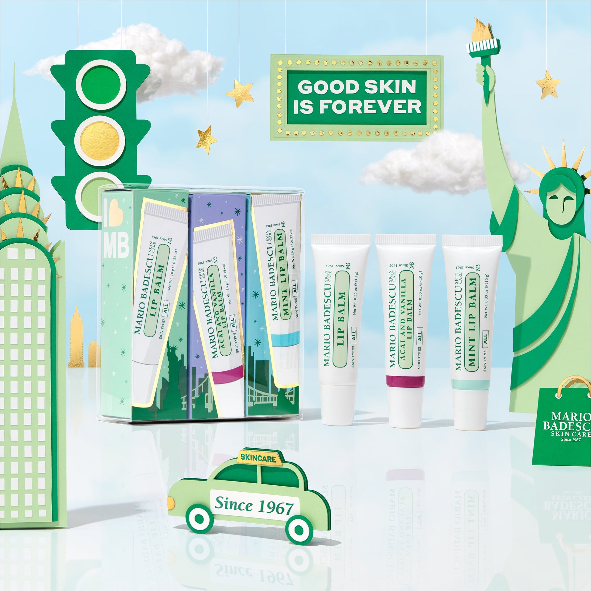 Mario Badescu Lip Balm Trio Giftset - Set 3 Burrocacao Labbra - Image 1
