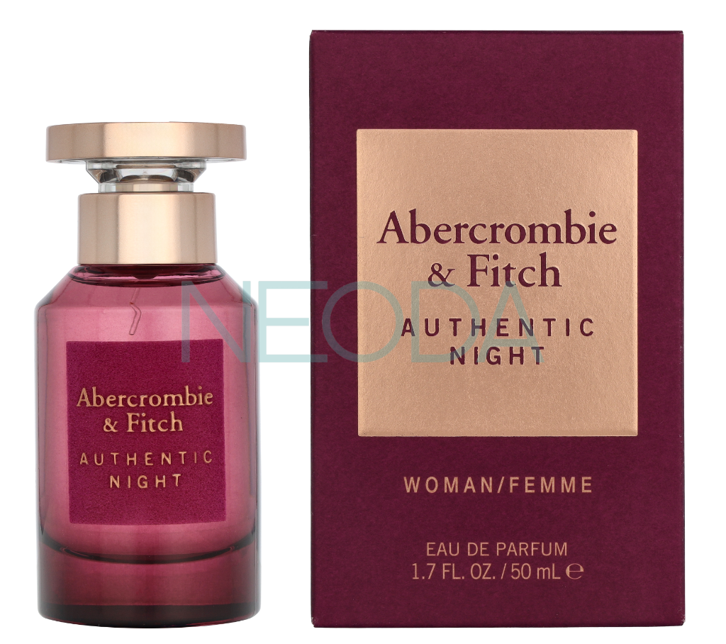 Abercrombie & Fitch Authentic Night Women Eau de Parfum 50ml - Image 3