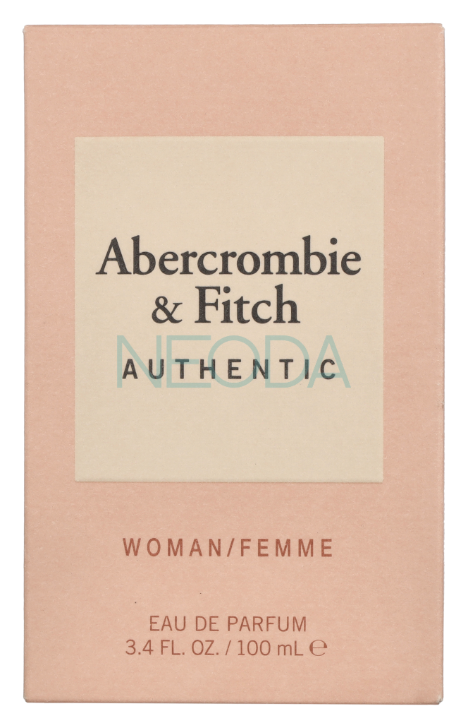 Abercrombie & Fitch Authentic Women Edp Spray 100ml - Image 1