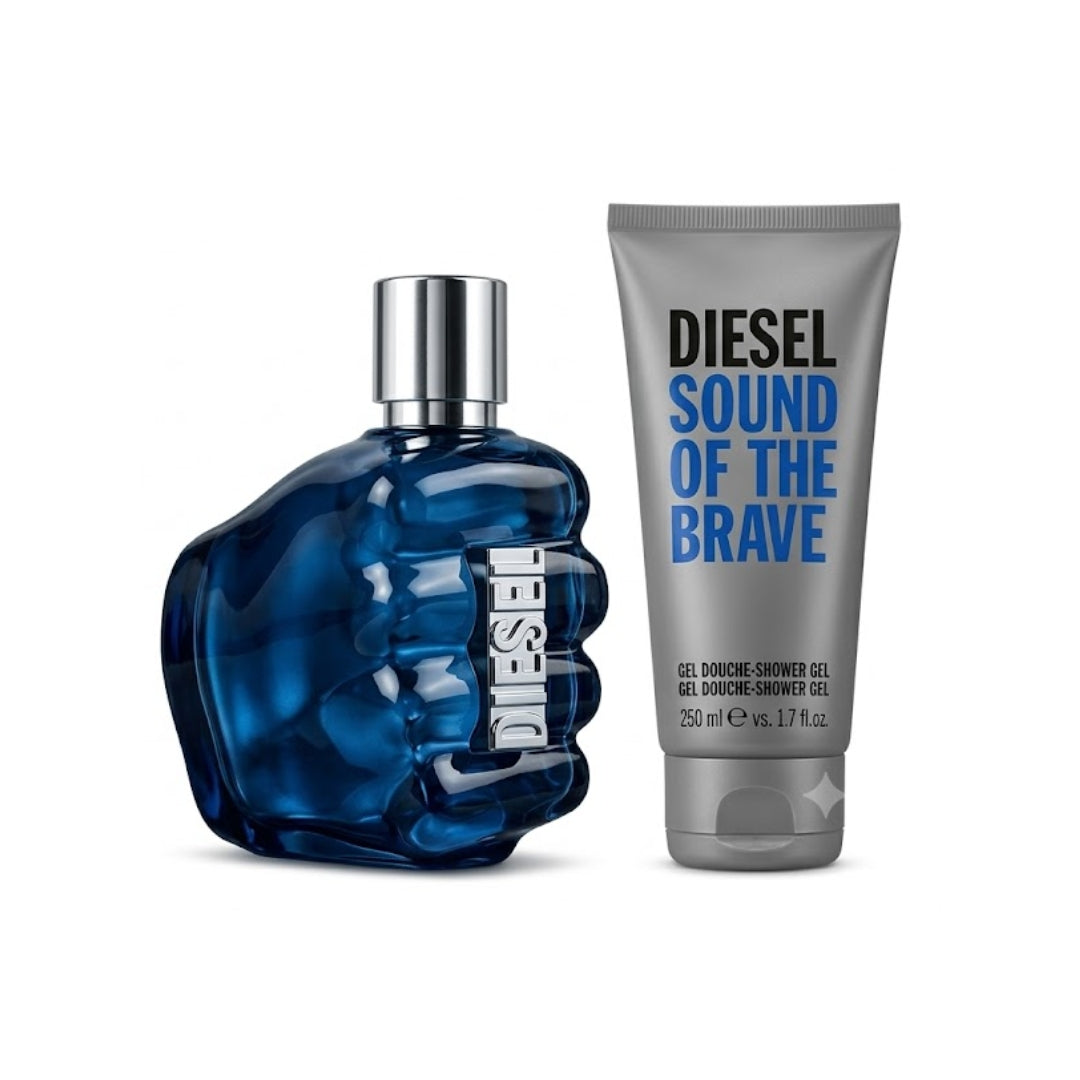Diesel Sound Of The Brave Giftset - Eau de Toilette Spray da 50ml + Shower Gel da 75ml