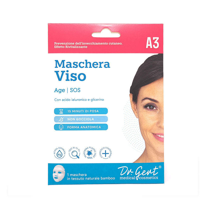 Maschera Viso A3 Age SOS Con Acido Ialuronico