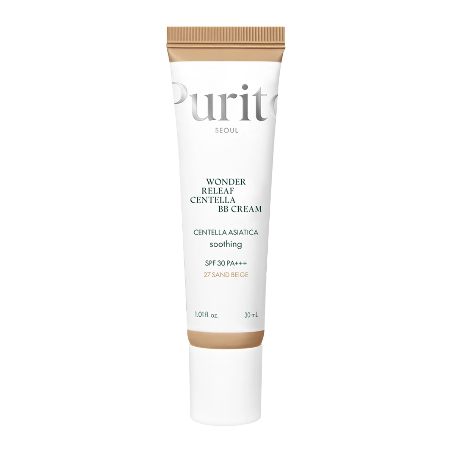 Purito Seoul Wonder Releaf Centella BB Cream SPF30 #27 Sand Beige 30ml - Image 3