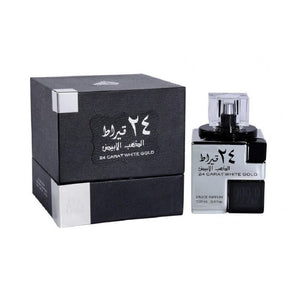 Lattafa 24 Carat White Gold Eau de Parfum Spray 100ml