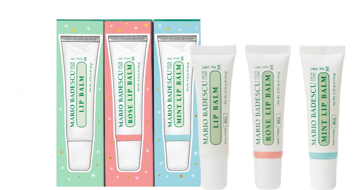 Mario Badescu Lip Balm Trio Giftset - Set 3 Burrocacao Labbra - Image 2