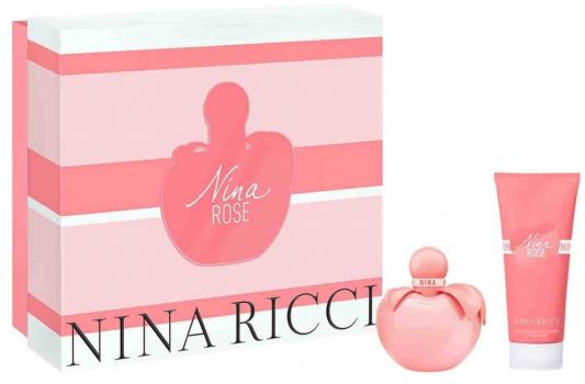 Nina Ricci Nina Rose Les Belles De Nina Giftset - Profumo Donna 50ml + Body Lotion 75ml - Image 1