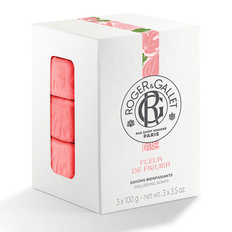 Roger & Gallet Fleur De Figuier Giftset - Set di Sapone 3x100gr - Image 2