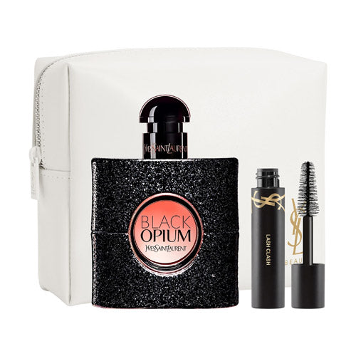 Black Opium Gift Set Eau de Parfum + Mascara Lash Clash + Pouch